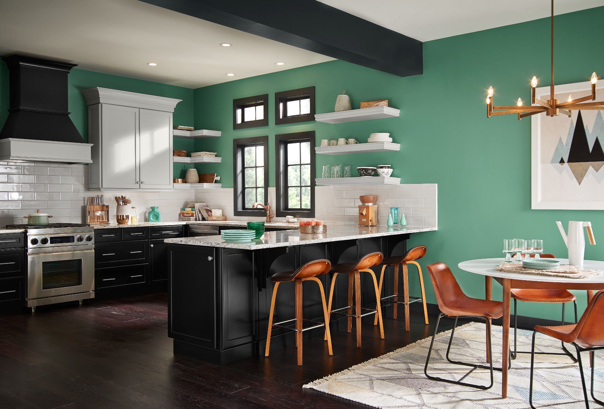 В какой цвет покрасить кухню: 40 примеров с фото модных интерьеров