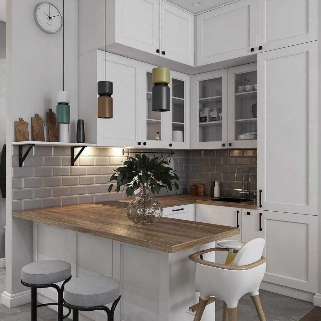 кухня дизайн 2023 маленькая фото